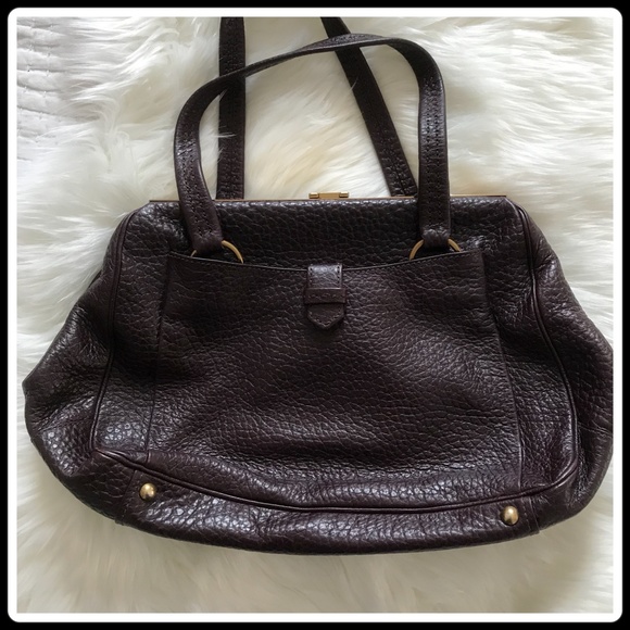 Prada burgandy doctor's leather bag - Picture 2 of 8